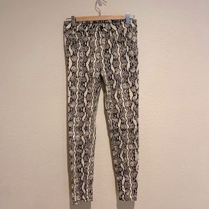 Wild Fabel Snake Print Pants